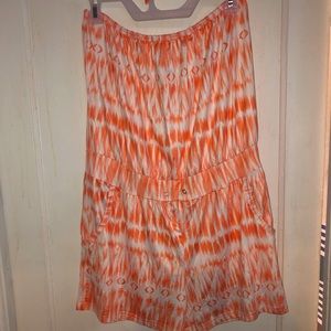 Romper- Womens Strapless/Shorts